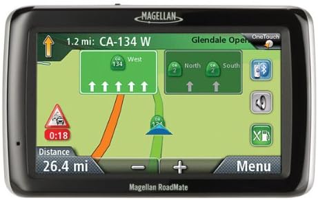 Magellan RoadMate 3055 4.7-Inch Widescreen Bluetooth Portable GPS Navigator with Lifetime Traffic