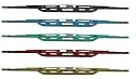 18" Steel GTR Yellow Wiper Blades