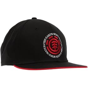musée des chapeaux Element Elemental Flat Cp P3 Bonnet homme - Noir Textile