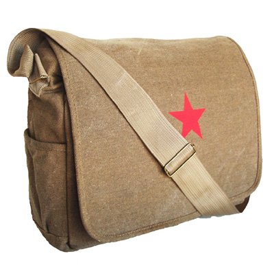 CLASSIC CANVAS MILITARY STYLE MESSENGER BAG LAPTOP BAG