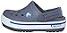 Crocs Crocband II.5 Clog (Toddler/Little Kid),Charcoal/Sea Blue,10-11 M US Little Kid