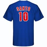Ron Santo Chicago Cubs Throwback Name and Number T-Shirt by Majestic