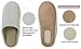 ULTRAIDEAS Unisex Soft Cotton Washable Slip on Stripe Indoor Slippers with Slip-Resistant Suede Sole (M /6-9 B(M) US, Blue)