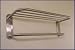 Satin Nickel Train Rack or Hotel Style Towel Shelf with Drying Bar