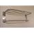 Satin Nickel Train Rack or Hotel Style Towel Shelf with Drying Bar
