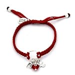 heart circle of protection red charm bracelet