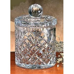 OXFORD BISCUIT JAR OXFORD CRYSTAL BISCUIT JAR Candy Dish