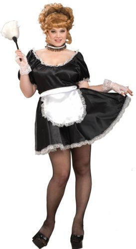 Sexy Plus Size French Maid Costume
