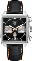 Big Sale Tag Heuer Monaco Leather Chronograph Mens Watch CAW211K.FC6311