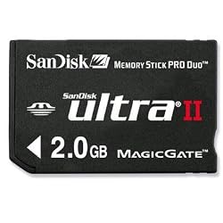 SanDisk 2 GB Ultra II Memory Stick Pro Duo Mobile SDMSPDU-2048-A10M (Retail Package)