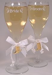 Gold Boot Toasting Glasses