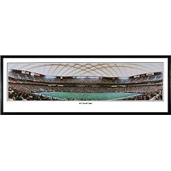 Detroit Lions "43 Yard Line - Silverdome" Panoramic Standard Framed Photograph