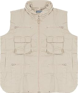 Humvee Ranger Vest Kahki XXLarge Men Jackets-Coats
