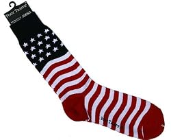 Men's American Flag Trouser Socks by Foot Traffic