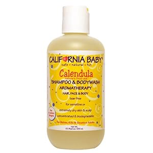 California Baby Shampoo & Bodywash 8.5 oz - Calendula