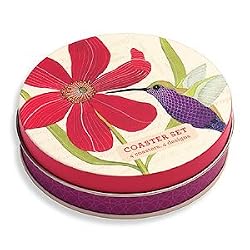 Bird Tin Coaster Set of 4
