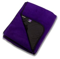 Go-Blanket Waterproof Polartec Picnic Blanket - Blue Plum (Purple)