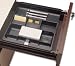 Drawer Organizer, Expandable, 10-3/8''-16''x11-5/8''x1-1/2'', Black MMMC71