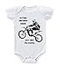 Future Dirt Bike Rider Just Like My Daddy Infant Toddler Baby Bodysuit One Piece