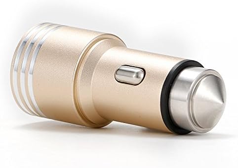 USB Car Charger,super Fast Universal Portable Mobile Phone Car Charger,3.1a Dual USB Port Cell Phone Charger (Gold)