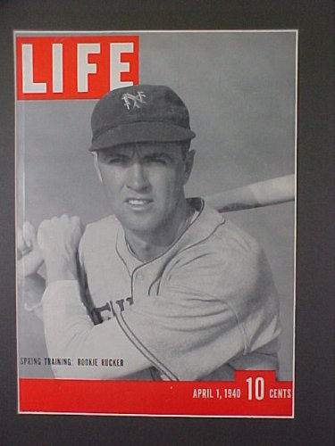 John Rucker New York Giants Rookie April 1 1940 Life Magazine Professionally Matted Cover Ready For Framing
