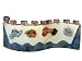 ArtisanStreet's Stoneware Noah's Ark Hanukkah Menorah. Features Animals from the Ark Elephant, Lion, Giraffe and Bears. Hand Crafted, Limited Edition, Signed by Artisan Image