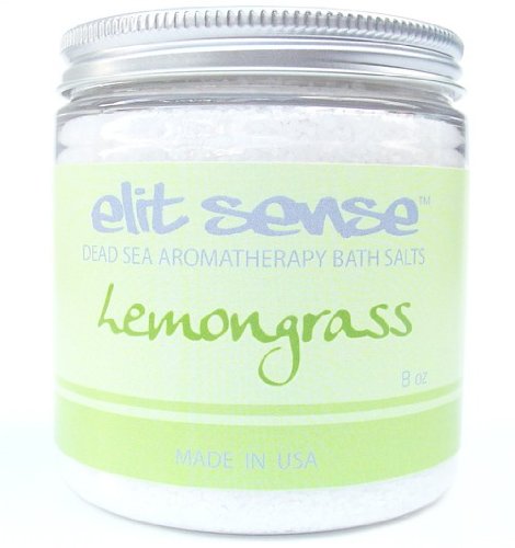 Dead Sea Bath Salts | 8 oz Lemongrass Fine Grain