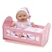 JC Toys Lots to Love Doll with Cradle (Expressions May Vary)