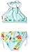 Hobie Girls' Tropical Locals Set Swim High Neck and Adjustable Hipster Bikini