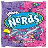 Wonka Nerds Grape Strawberry Candies - 1.6 Oz Each X 36 Per Pack