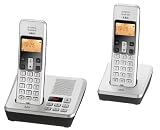AEG Casa 215-2 Schnurloses DECT Analog Telefon (Anrufbeantworter, 1 weiteres Mobilteil)