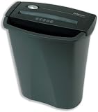 Fellowes P-5 Plus Shredder Compact 7mm Strip Cut 12 Litre 5x80gsm A4 W330xD195xH371mm Ref 32575-73