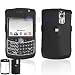 Solid Black Snap On Cover Hard Case Cell Phone Protector for RIM Blackberry Curve, 8300, 8310, 8320, 8330 [Beyond Cell Packaging]