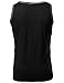 Youstar Men's Contrast Colorblock Round Neck Tank Tops