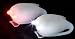 Sport DirectTM Bicycle Bike Cycle Mega Mini 2x2 Silicone LED Light Set White, Legally Flashing Light Set Conforms to Road Vehicle Lighting Regulations SI2005 No.2559. CE Approved