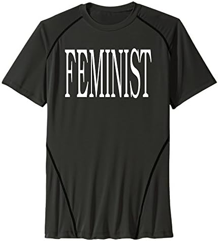 Feminist Feminism Women Awesome Man Training Jogging Sports Shirts