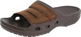 crocs Men's Yukon Slide Slide Sandal,Espresso,11 M Us