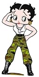 Advanced Graphics 148 Betty Boop Soldier Life-Sized Cardboard Stand-Up
