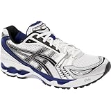 ASICS Men's GEL-Kayano 14 Size: 8.5, Width: 2E, Color: White/Blue