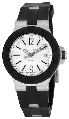 Bvlgari Men's BVL101630 Diagono Silver Dial Watch