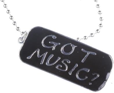 Notables Jewelry Got Music Dogtag - Silver