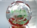 Murano Design Mouth Blown Glass Art Magic Bubble Handmade Art Glass Paperweight Pw-234