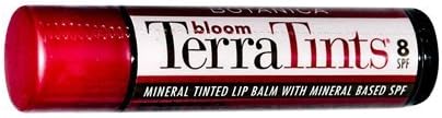New - Alba Botanica Bloom TerraTints Lip Balm SPF 8 - Case of 12 - .15 oz