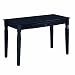 Walker Edison Elegant Solid Wood Desk, Black