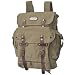 WWII Backpack Vintage Style Heavy Duty Canvas Duffel Bag Khaki
