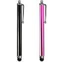 KC-ELECTRONICS TWIN PACK - BLACK AND PINK HIGH CAPACITIVE STYLUS PENS - IPHONE 4 4S - IPAD 1 - IPAD 2 - IPAD 3 - IPOD TOUCH 3 - IPOD TOUCH 4 - IPHONE 3G - IPHONE 3GS - HTC ONE X - HTC ONE S - HTC ONE V - HTC WILDFIRE S - HTC SENSATION - HTC SENSATION XE - HTC SENSATION XL - HTC RADAR - HTC TITAN - HTC EVO 3D - HTC SONY XPERIA S LT26I -SAMSUNG GALAXY S2 I9100 - SAMSUNG GALAXY ACE S5830 - SAMSUNG GALAXY MINI S5570 - HTC WILDFIRE S - HTC SENSATION XE - HTC SENSATION XL - HTC EVO 3D - HTC ONE XL - HTC DESIRE S - HTC DESIRE HD - HTC DESIRE G7 - HTC HD2 TOUCH -HTC HD7 - HTC HERO - HTC LEGEND - HTC DESIRE Z - HTC SALSA - HTC SURROUND 7 - HTC HD7 - HTC JETSTREAM - HTC TROPHY - BLACKBERRY 9380 CURVE - BLACKBERRY 9800 / 9810 TORCH - BLACKBERRY 9860 TORCH - BLACKBERRY 9900 BOLD TOUCH - BLACKBERRY PLAYBOOK - NOKIA LUMIA 610 - NOKIA LUMIA 710 - NOKIA LUMIA 800 - NOKIA LUMIA 900 - NOKIA PUREVIEW 808 - NOKIA N9 - SAMSUNG GALAXY TAB - SAMSUNG GALAXY ACE 2 I8160 - SAMSUNG GALAXY MINI 2 S6500 - SAMSUNG GALAXY ACE PLUS S7500 - SAMSUNG I929 GALAXY S 2 DUOS - SAMSUNG I9100 GALAXY S 2 II - SAMSUNG GALAXY TAB - SAMSUNG GALAXY W I8150 - SAMSUNG GALAXY Y S5360 - SAMSUNG GALAXY MINI S5570 - SAMSUNG GALAXY ACE S5830 - SAMSUNG I9000 GALAXY S - SAMSUNG GOOGLE NEXUS S - SAMSUNG I8700 OMNIA 7 - SAMSUNG GALAXY EUROPA I5500 - SAMSUNG GALAXY 3 I5800 - SONY ERICSSON XPERIA X12 ARC ARC S - SONY ERICSSON XPERIA NEO - SONY ERICSSON XPERIA RAY - SONY ERICSSON XPERIA MINI - SONY ERICSSON XPERIA MINI PRO - SONY ERICSSON XPERIA PLAY - SONY ERICSSON XPERIA X8 - SONY ERICSSON VIVAZ - SONY ERICSSON XPERIA X10 - SONY ERICSSON SATIO - MOTOROLA DEFY -MOTOROLA ATRIX - MOTOROLA RAZR XT910 - SONY XPERIA S LT26I - SONY XPERIA U - SONY XPERIA P