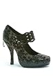 Women's 4 1/2 Inch Heel Mary Jane With Cut-Out Design Strap