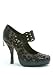 Women's 4 1/2 Inch Heel Mary Jane With Cut-Out Design Strap