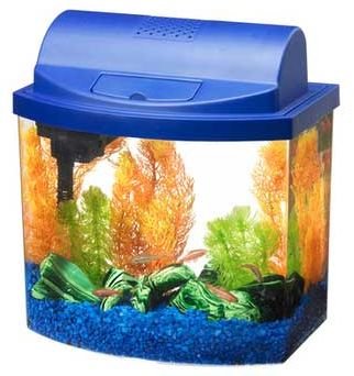 Mini Bow Desktop Kit Aquarium – 5 gallon – Blue