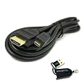 ChargerCity® Exclusive 10`FT Micro HDMI Cable & OEM USB Micro SD Memory Card Reader/Writer for Sprint HTC EVO 4G Verizon Motorola Droid X 2 (Original ChargerCity Manufacture Direct Replacement Warranty Included)